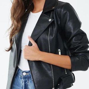 Faux Leather Jacket
